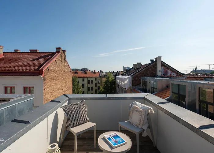 Lokka I Penthouse With Private Rooftop I 2-bedroom With Double Queen & 2 Bathrooms Lägenhet